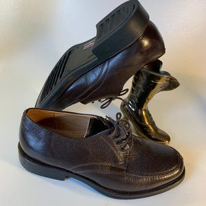 Sandro Moscoloni Vineyard Brown Leather Men's Oxford Dress Shoe 9.5